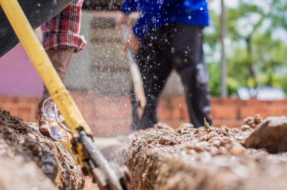 Fuite d'eau canalisation – Langon - Société RP